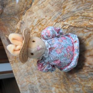 Easter bunny plush toy decor